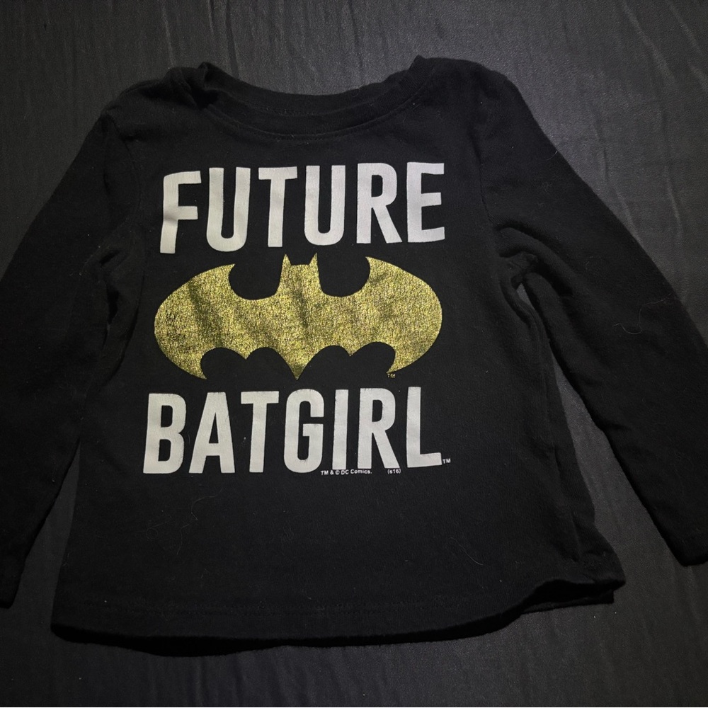 Future Batgirl Black Long Sleeve Shirt